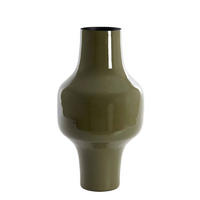 VASE Sindo Grün 27/27/49 cm - Grün, Metall (49cm) - Light & Living