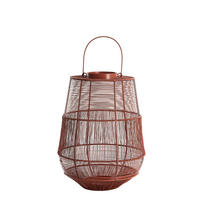 WINDLICHT Sezela Rot Ø28/38 cm - Rot, Metall (28/38/28cm) - Light & Living