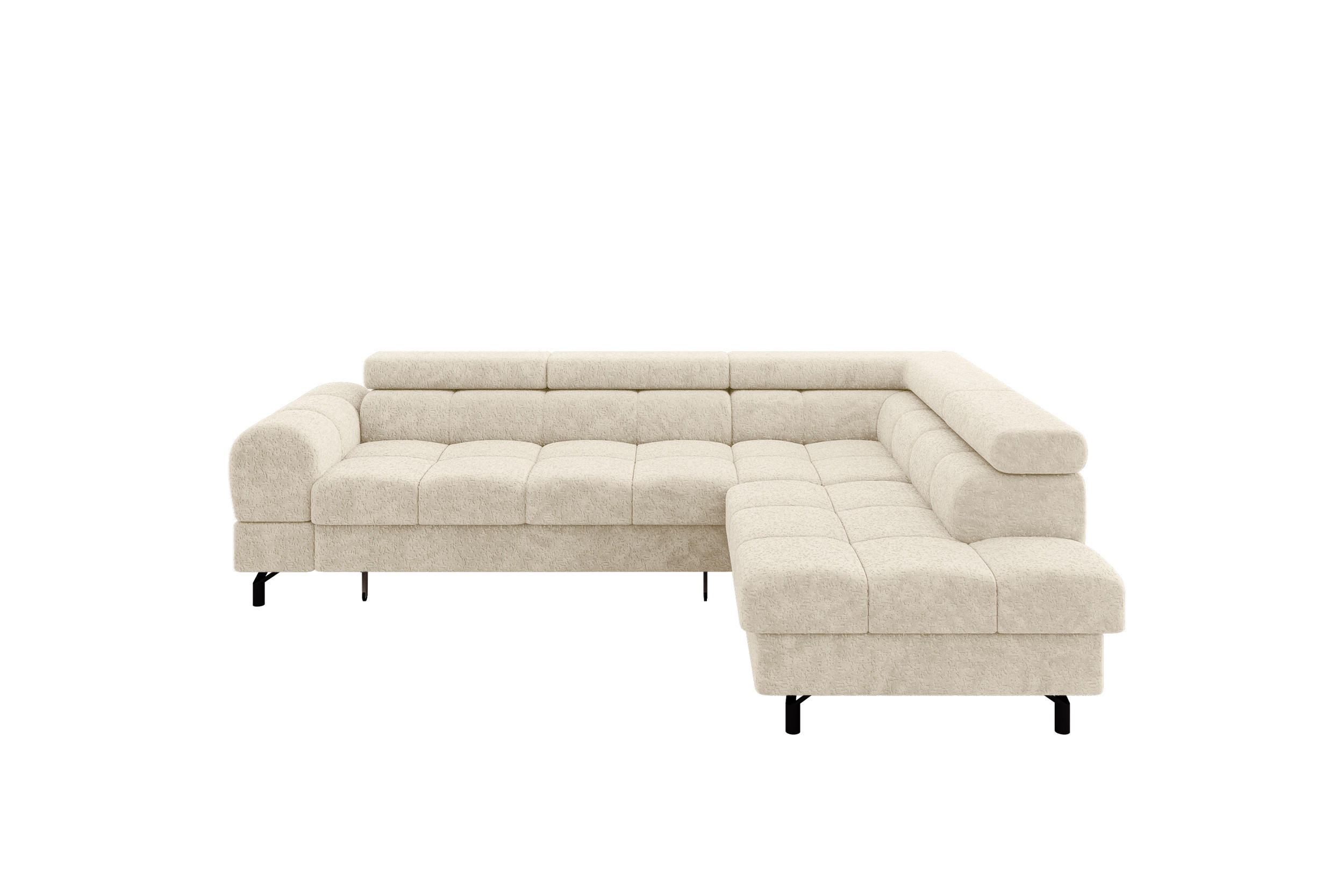 Altdecor Ecksofa Creme 272x203 cm