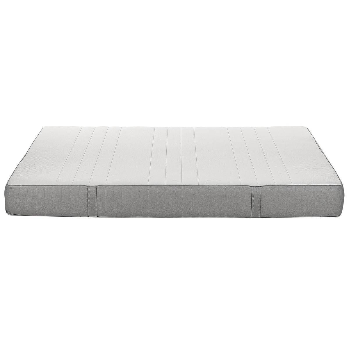 MEMORY-SCHAUMMATRATZE H3/4 Fest 180/200 cm Whisper - Weiß, Textil (180/200cm) - Beliani