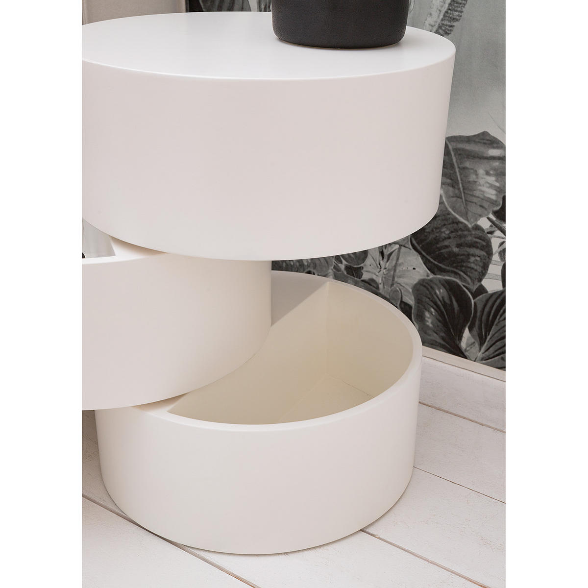 BEISTELLTISCH - Weiß, Holzwerkstoff (40/40/51cm) - home24