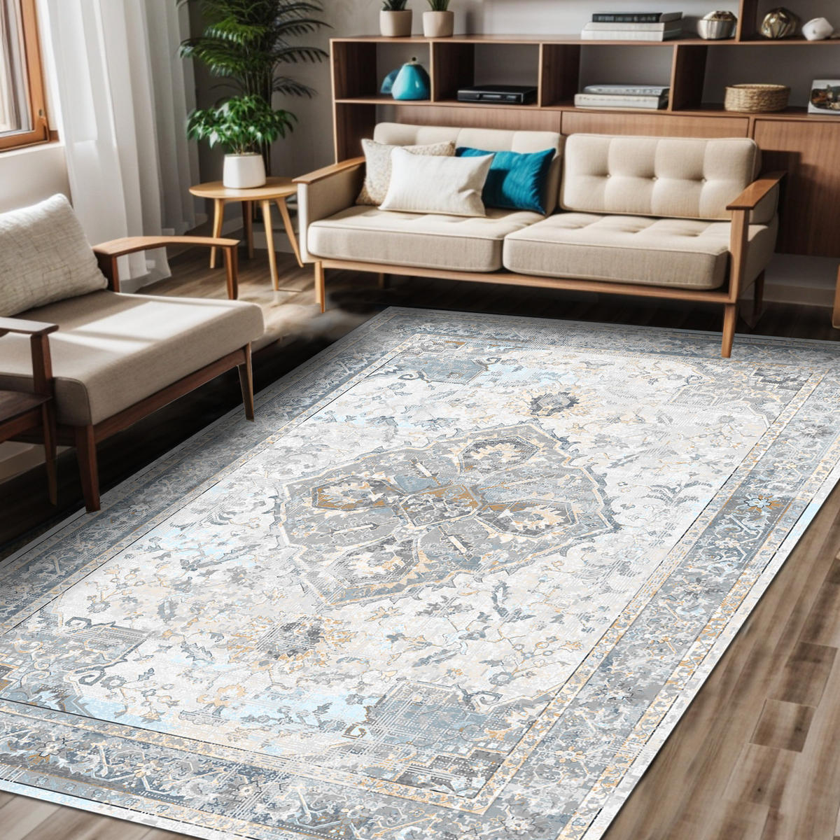 TEPPICH Sarende 200/300 cm - Multicolor, Textil (200/300cm) - Bamyum