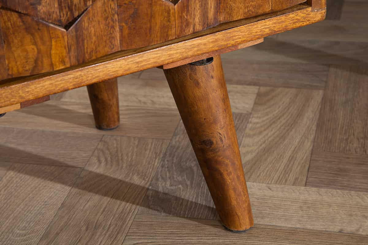 COUCHTISCH MYSTIC LIVING Sheesham rechteckig Natur 40cm - Braun, Holz (35/40/56cm) - riess-ambiente