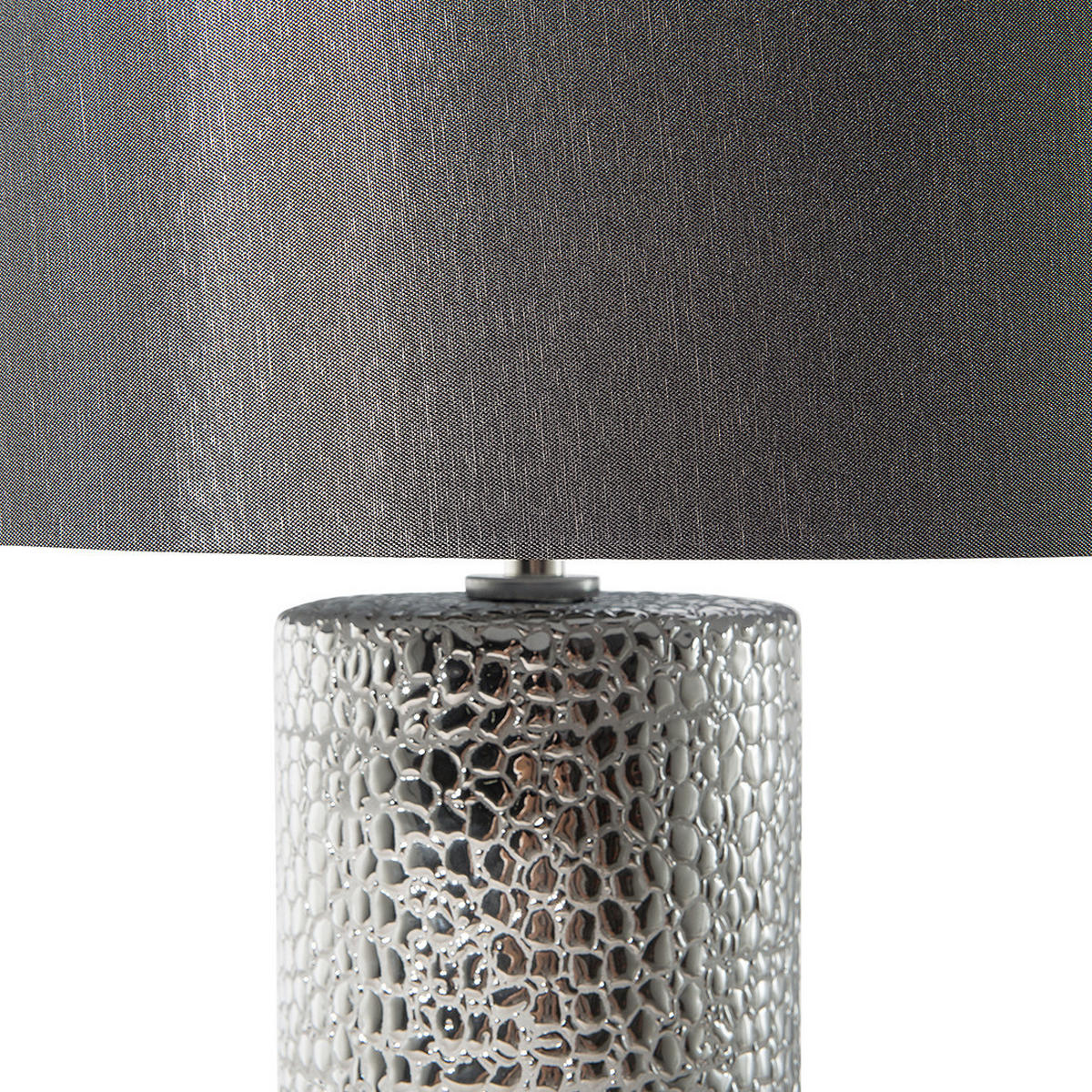 TISCHLAMPE Aiken 30/30/52 cm - Schwarz, Keramik (30/30/52cm) - Beliani