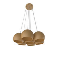 HÄNGELEUCHTE - Goldfarben, Metall (25/25/20cm) - Lumicom