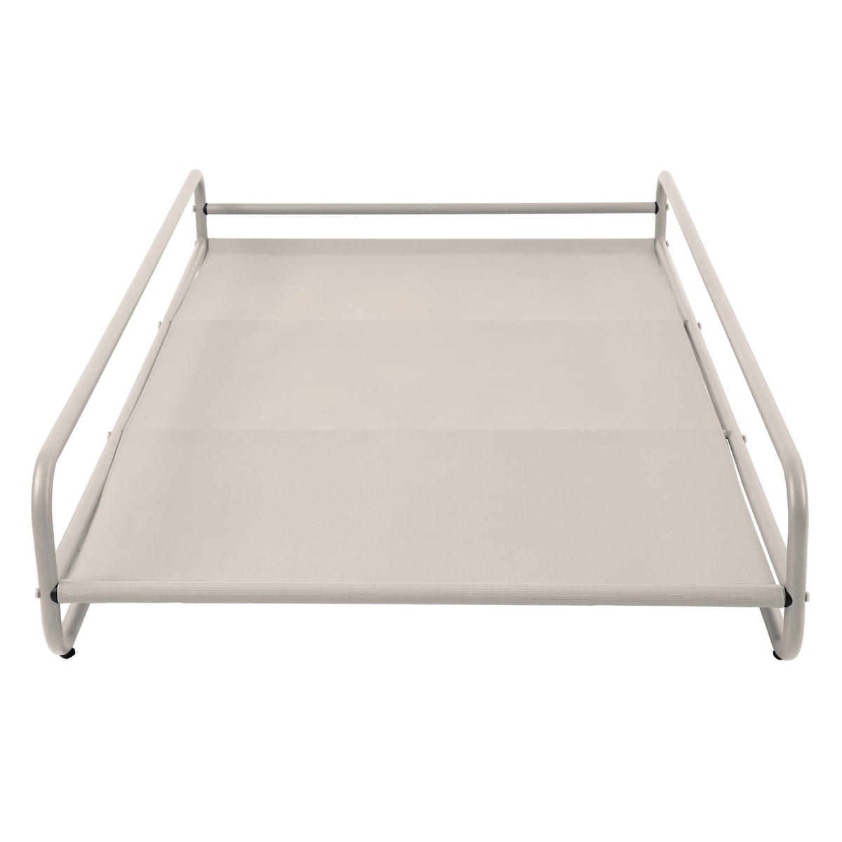 GESTELL für Chaiselongue, beige - Beige, Metall (94/30/171cm) - Oviala