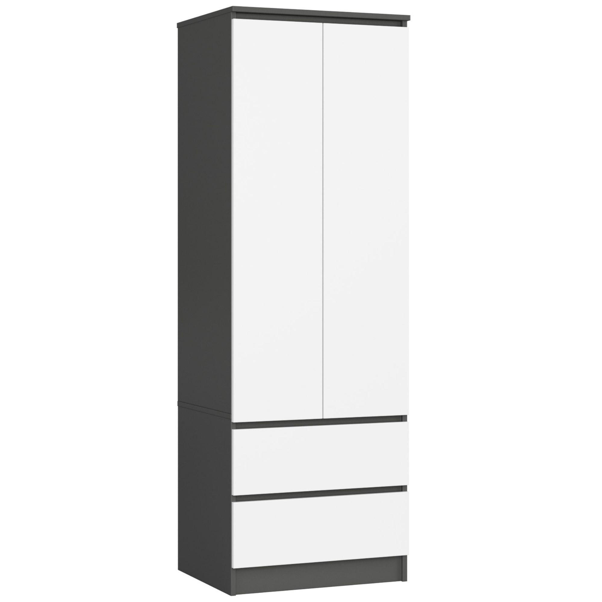 RAUMHIRSCH FURNITURE SKŘÍŇ grafitově šedá, bílá 180/60/51