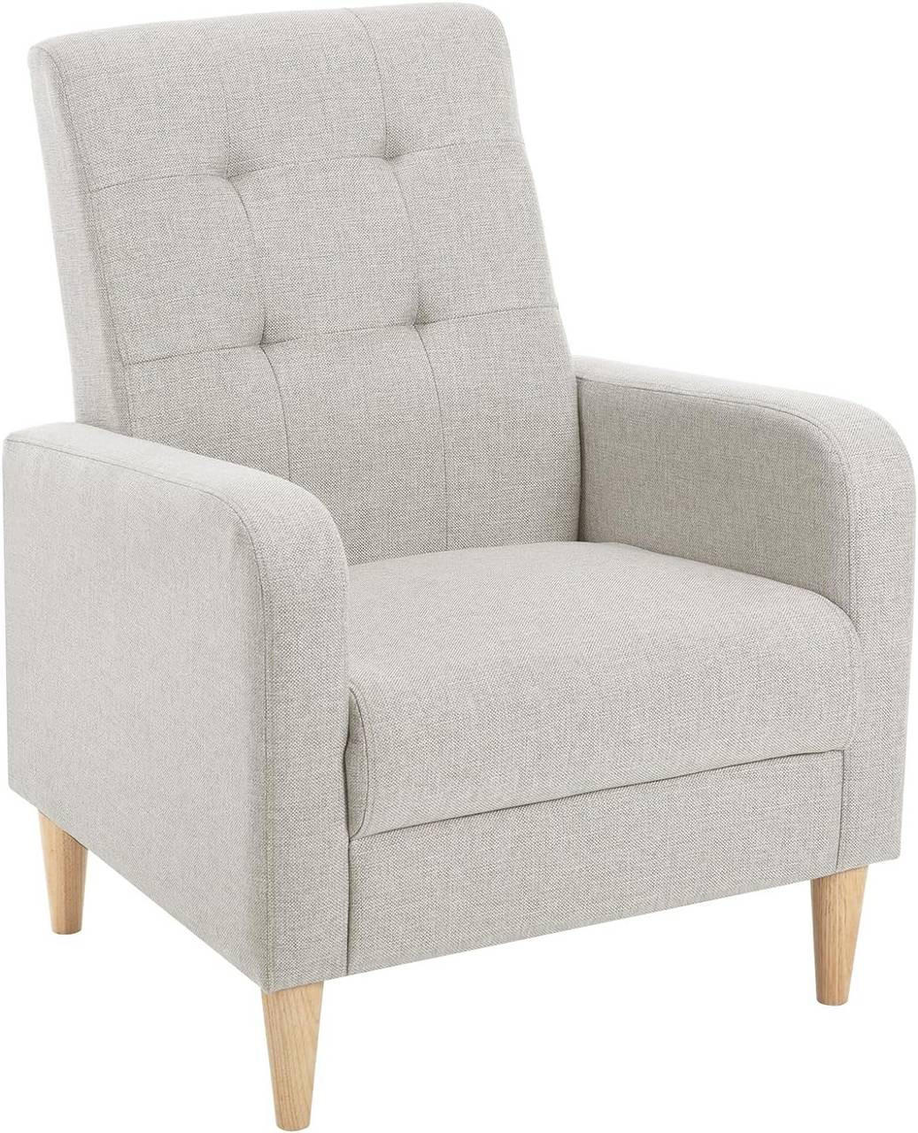 Woltu Relaxsessel Hellgrau 68x90.5x76 cm