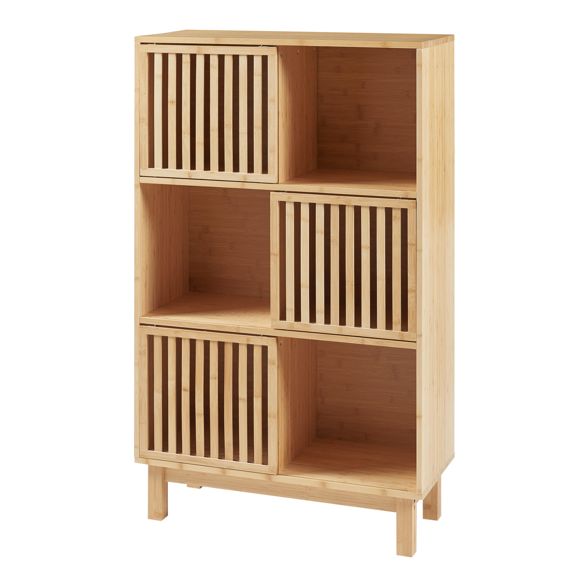 BÜCHERREGAL Ypäjä - Naturfarben, Holz (76/126/32.5cm) - [en.casa]
