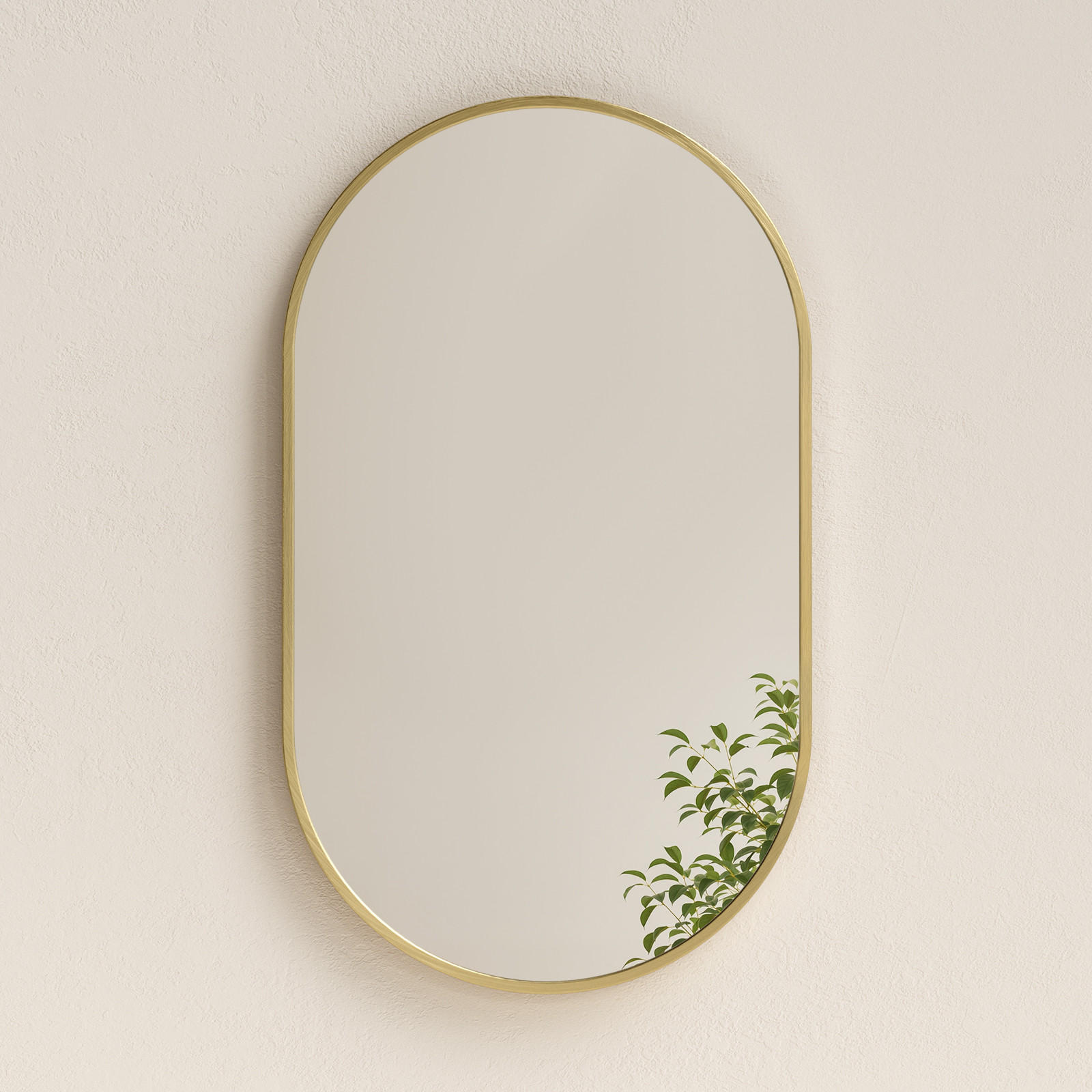 Emke Wandspiegel Gold 80x60x2 cm