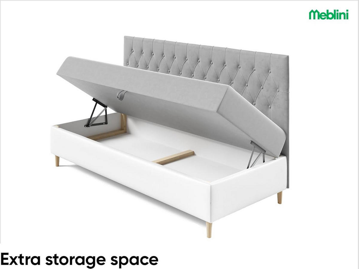 KINDERBETT FLIPPO 2 - Braun/Weiß, Holzwerkstoff (102/202cm) - Meblini