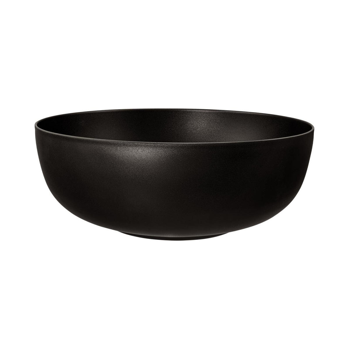 SCHÜSSEL Liberty Velvet Black schwarz ø 28 cm - Schwarz, Keramik (28.2cm) - Seltmann Weiden