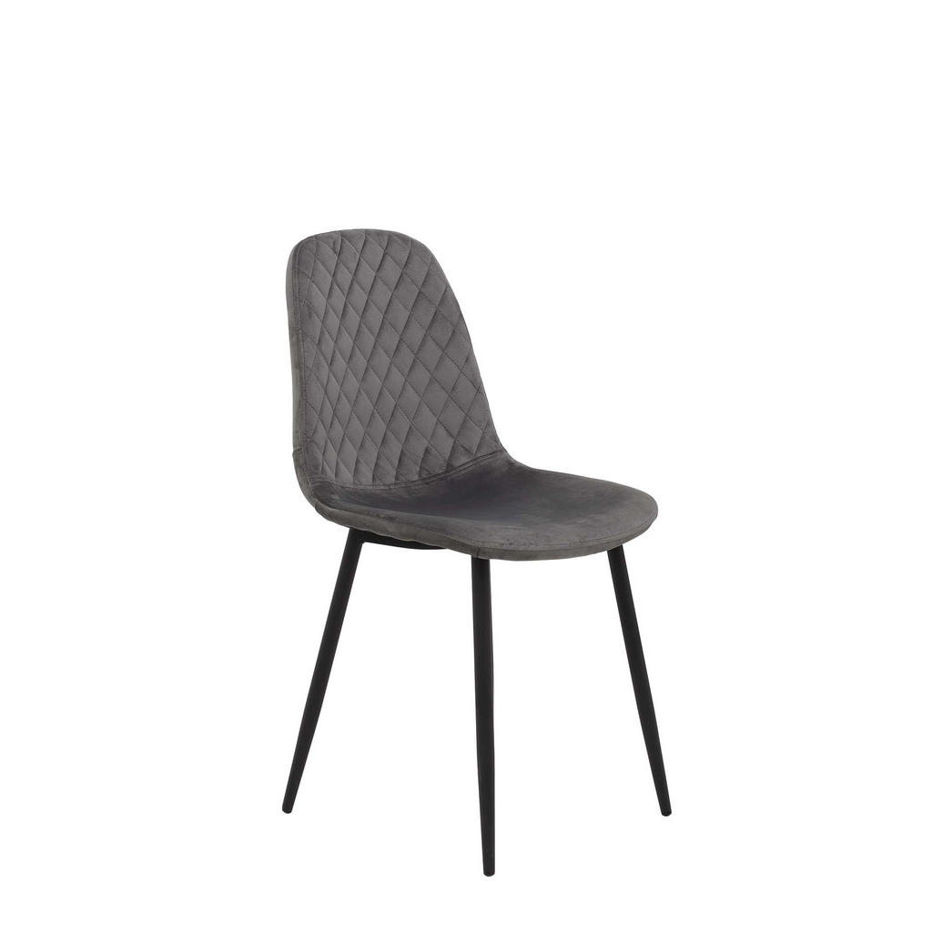 Thumbnail - Hela Vertriebs GmbH Schalenstuhl-Set, Grau, Textil, 44x89x53.5 cm, Esszimmer, Stühle, Esszimmerstühle, Vierfußstühle