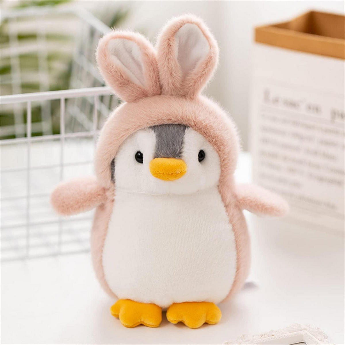 STOFFTIER Pinguin 20 cm Hellrosa - Rosa, Textil (10/20cm)