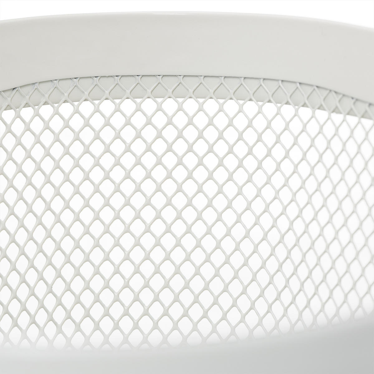 AUFBEWAHRUNGSKORB - Weiß, Holz/Metall (26/17.5/24.5cm) - Relaxdays