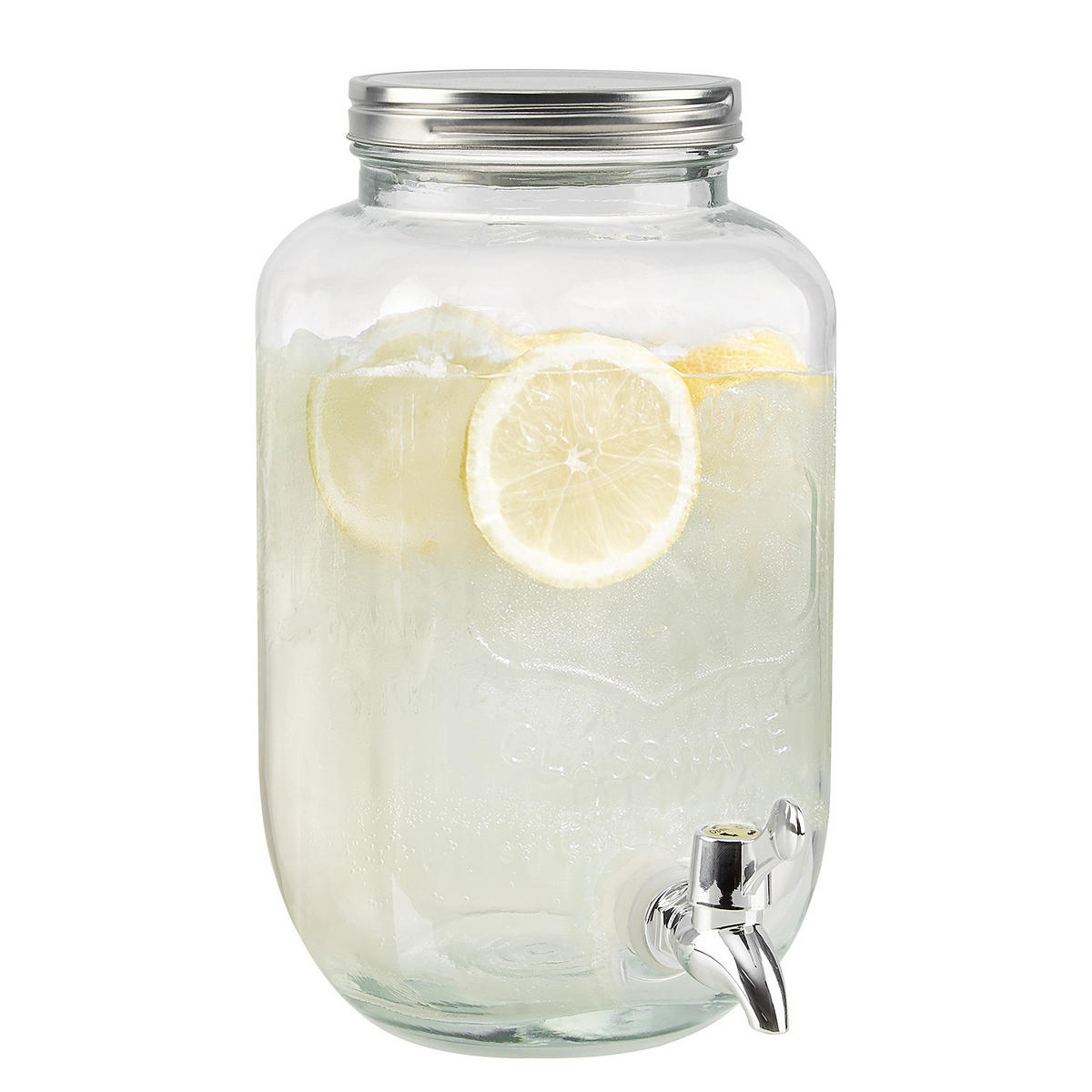 GETRÄNKESPENDER Refresh - Transparent, Glas (3.5L) - Butlers