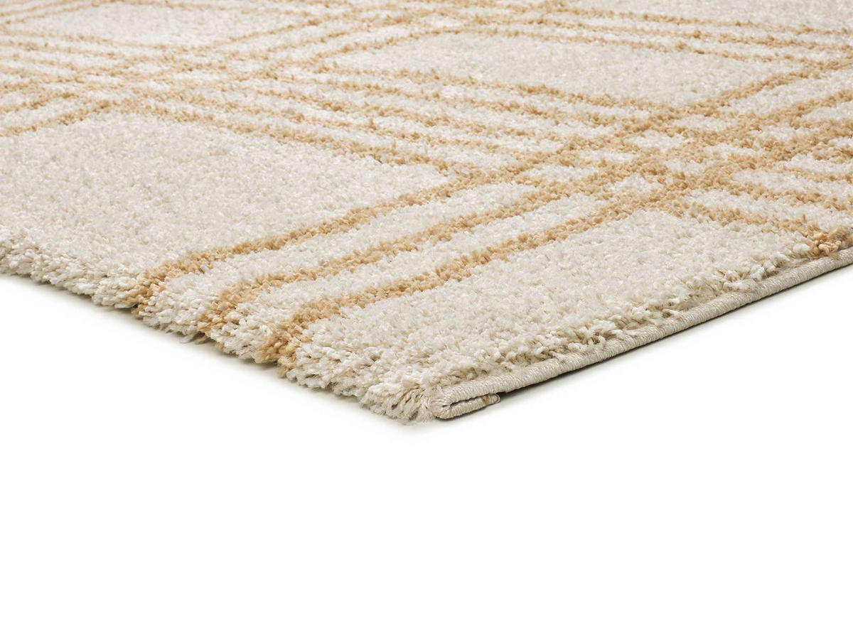 HOCHFLORTEPPICH beige Helia 160/230 cm - Beige, Naturmaterialien/Textil (160/230cm) - Atticgo
