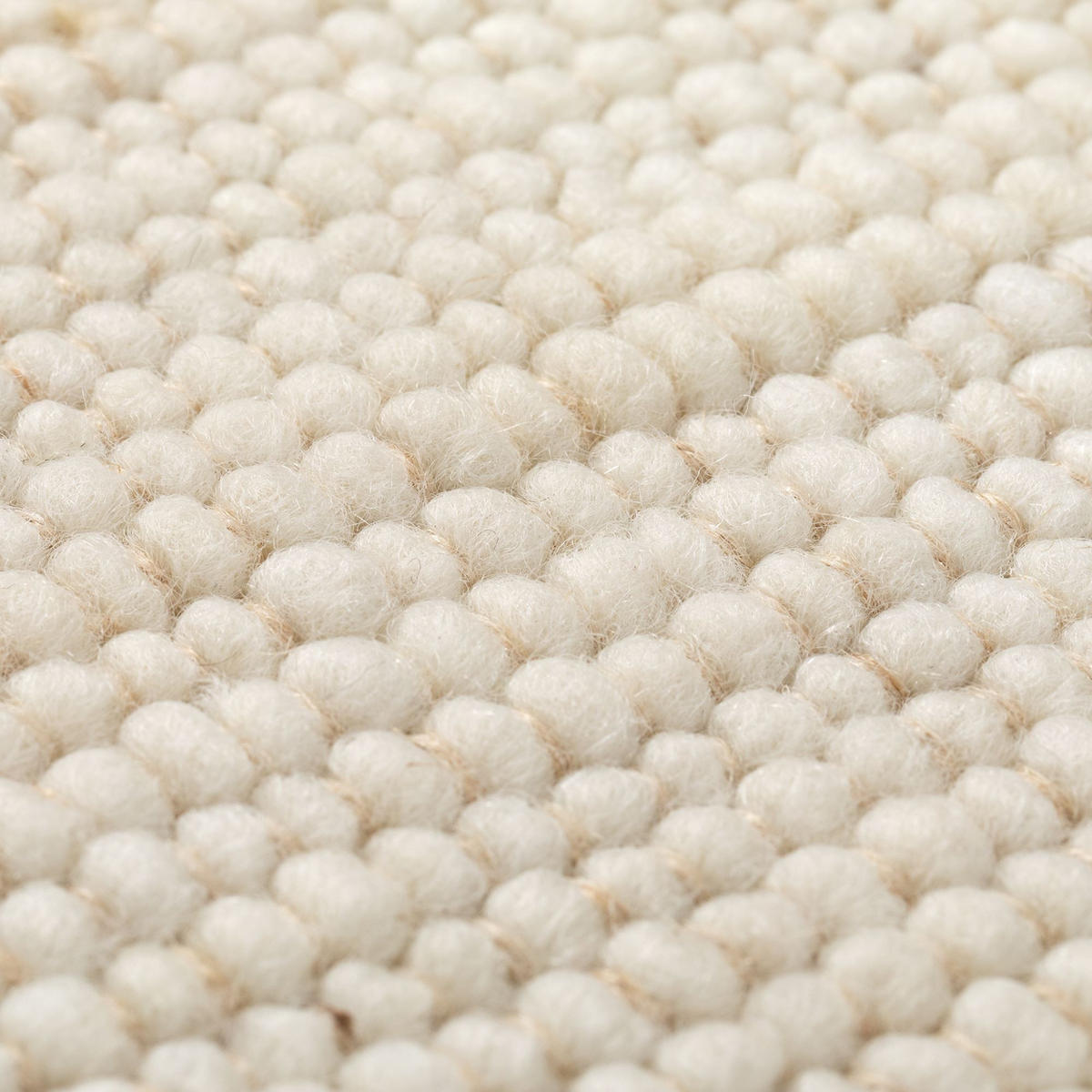 FLACHGEWEBETEPPICH 70/130 cm Paros - Weiß, Naturmaterialien (70/130cm) - Steffensmeier