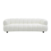 SOFA - 4 Personen - stoff - gebrochenes weiß Coliani - Weiß, Holz/Textil (250/73/94cm) - Vente-Unique
