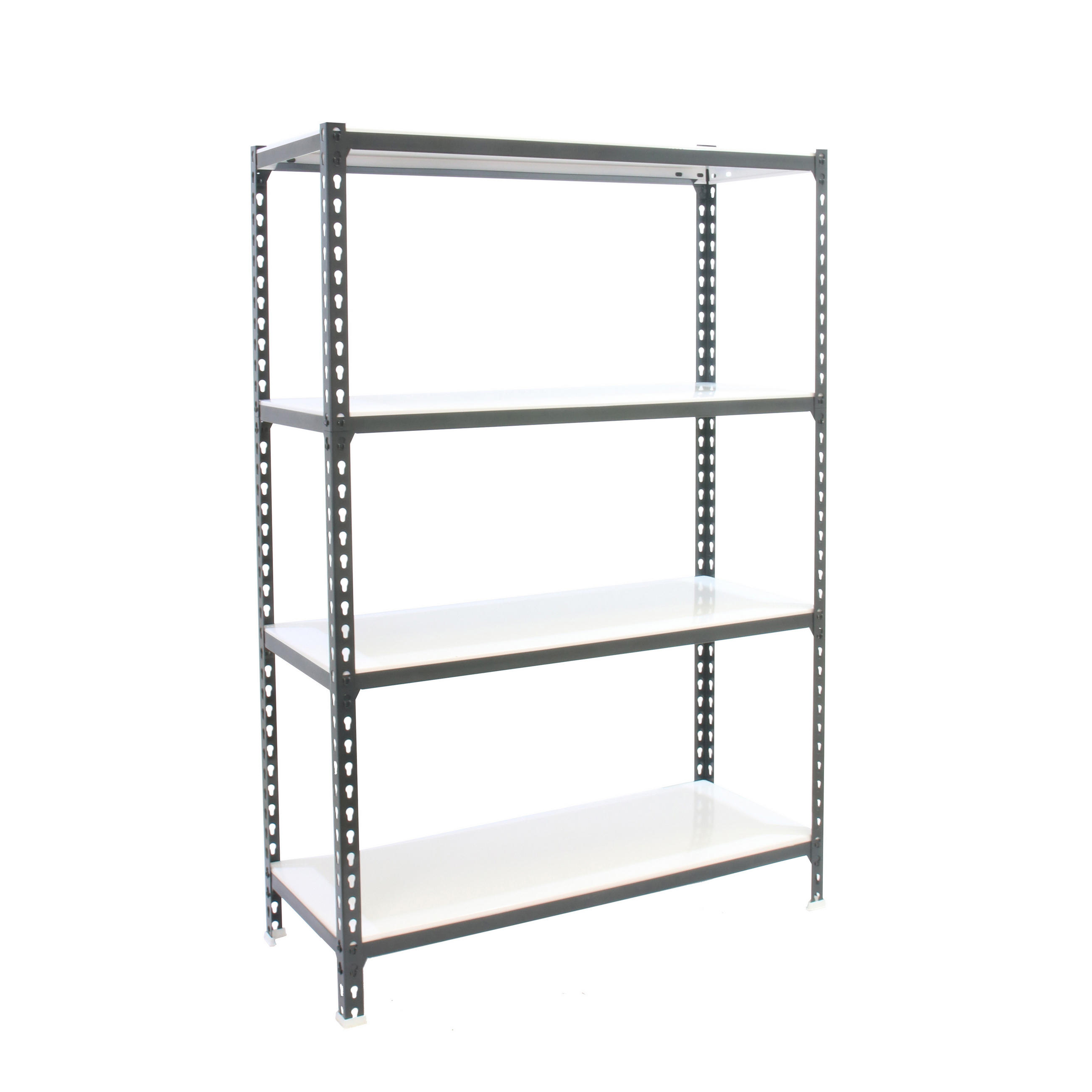 SCHWERLASTREGAL Mid Metal Shark HxBxT 150 x 120 x 50 cm Fachlast 200 kg Anthrazit-Weiß - Anthrazit, Metall (120/150/50cm) - PROREGAL