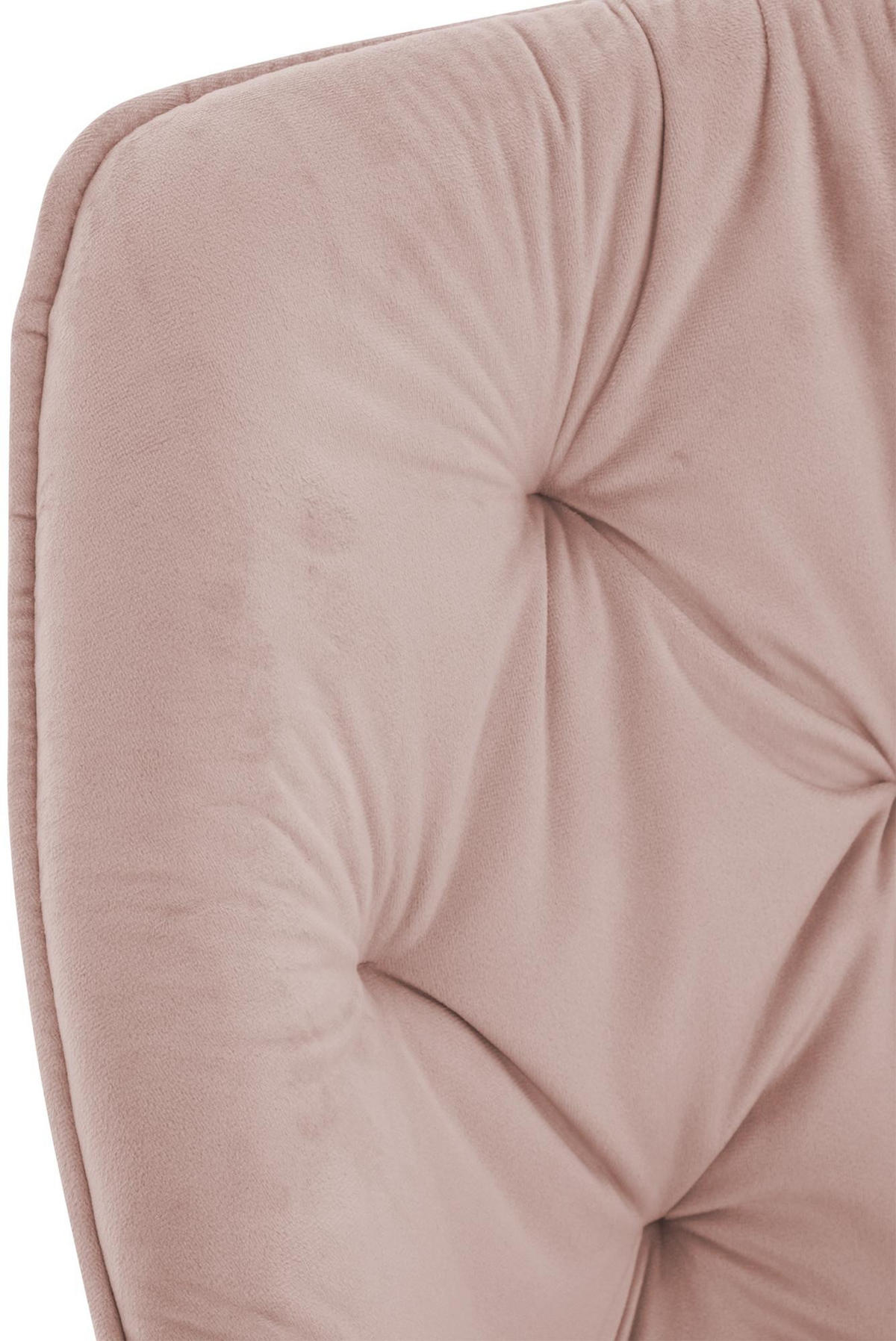 ARMLEHNENSTUHL 2er Set Samt Pink - Pink/Schwarz, Textil/Metall (58/83/62cm) - CLP