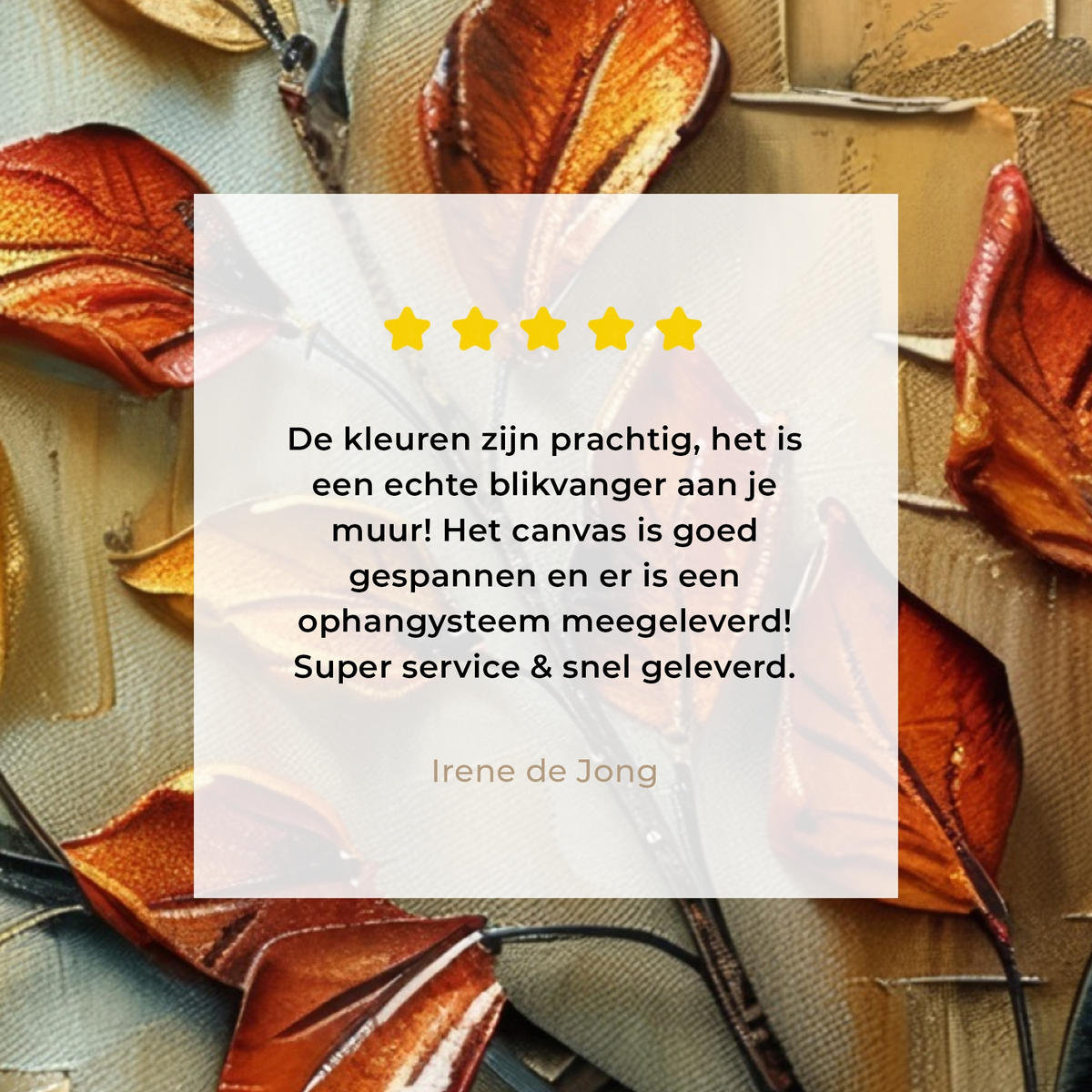 LEINWANDBILD Baum - Abstrakt - Natur - Kunst Deko Groß 90x90 cm - Goldfarben, Textil (90/90cm) - MuchoWow