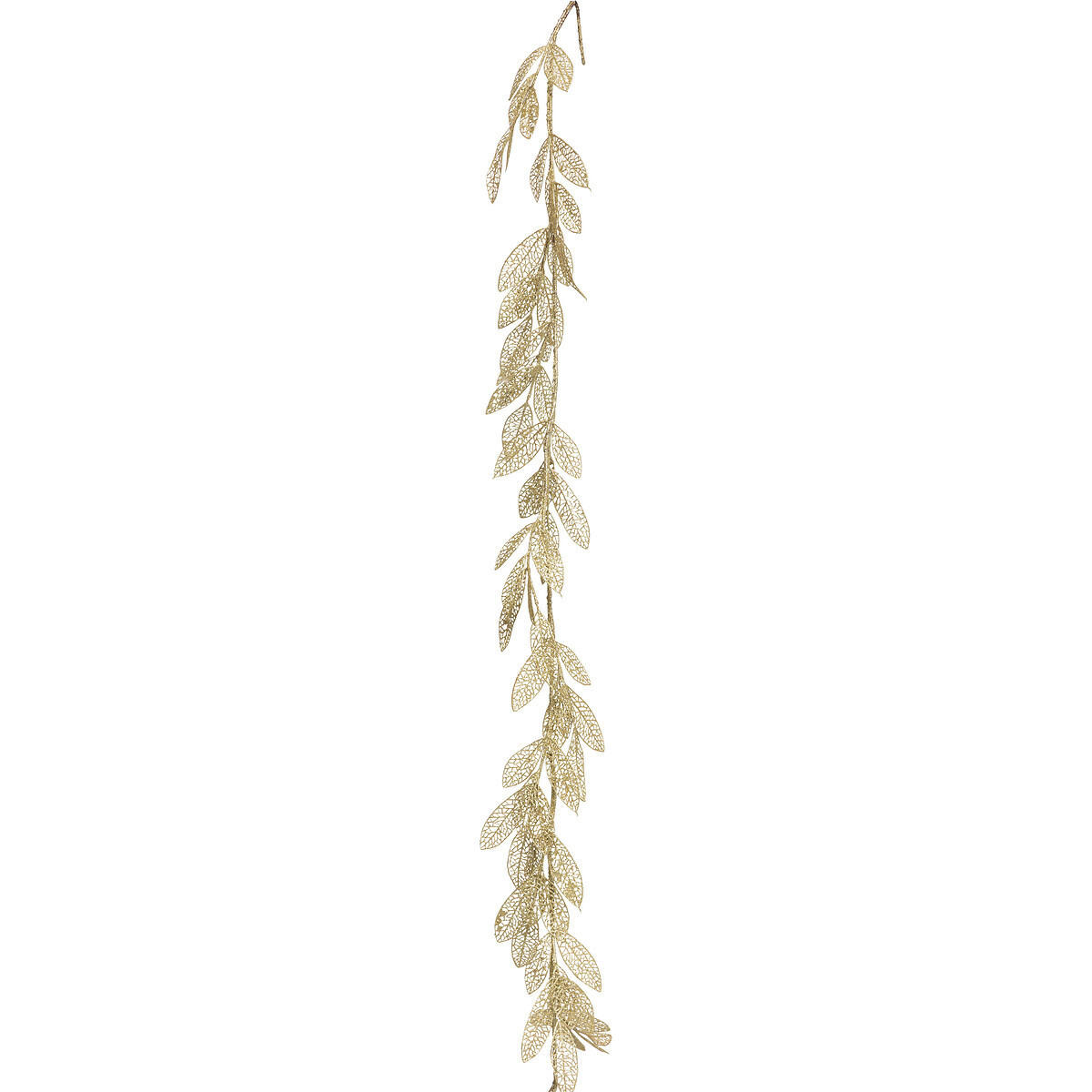 BLÄTTERGIRLANDE Gold Glitzer 180 cm - Goldfarben, Kunststoff (180cm) - Atmosphera Createur d´interieur