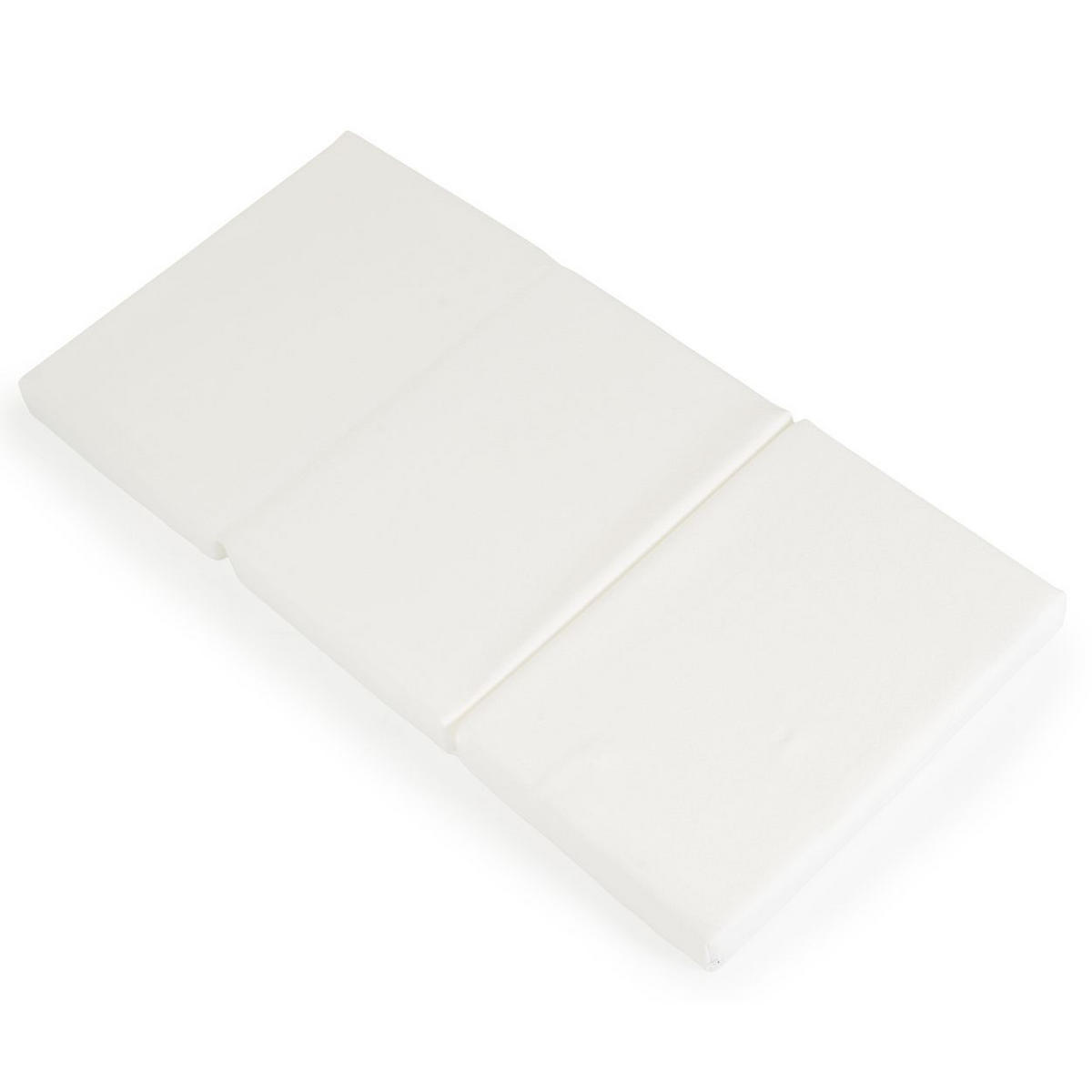 KLAPPMATRATZE Snooze 120 x 60 x 6 cm weiß 2 120 x 60 x 6 cm, Bezug waschbar - Weiß, Textil - Moni