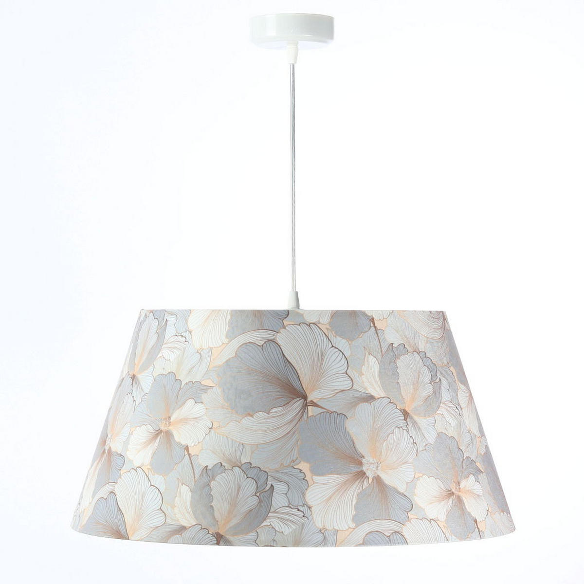 HÄNGELEUCHTE Grau 50/27 cm - Beige, Kunststoff (50/1/27cm) - ONZENO