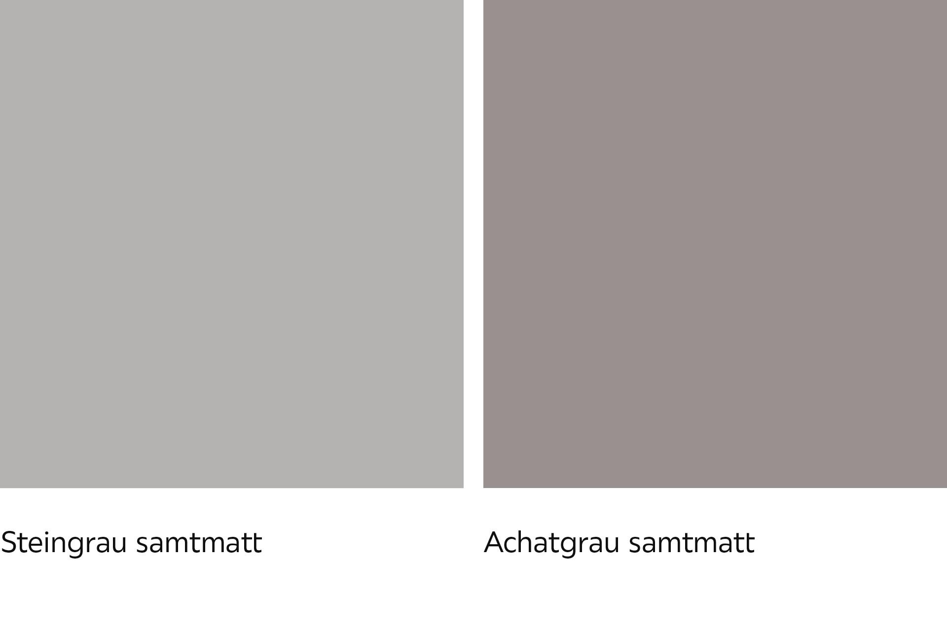 Steingrau und Achatgraue Frontfarben