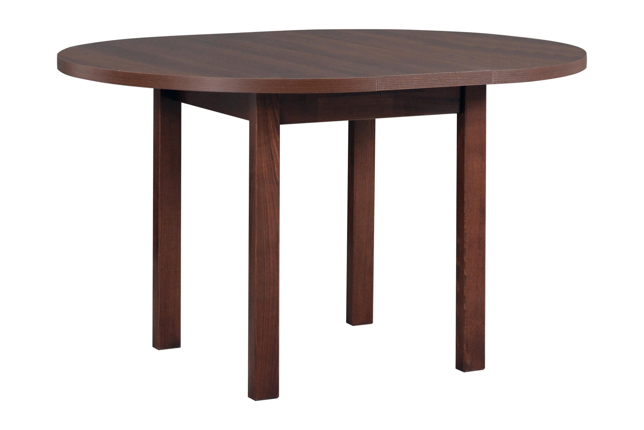 ESSTISCH Poli 2 L, 100-130 cm, walnussfarben - Walnussfarben, Holz (130/100/76cm) - Leaf Design