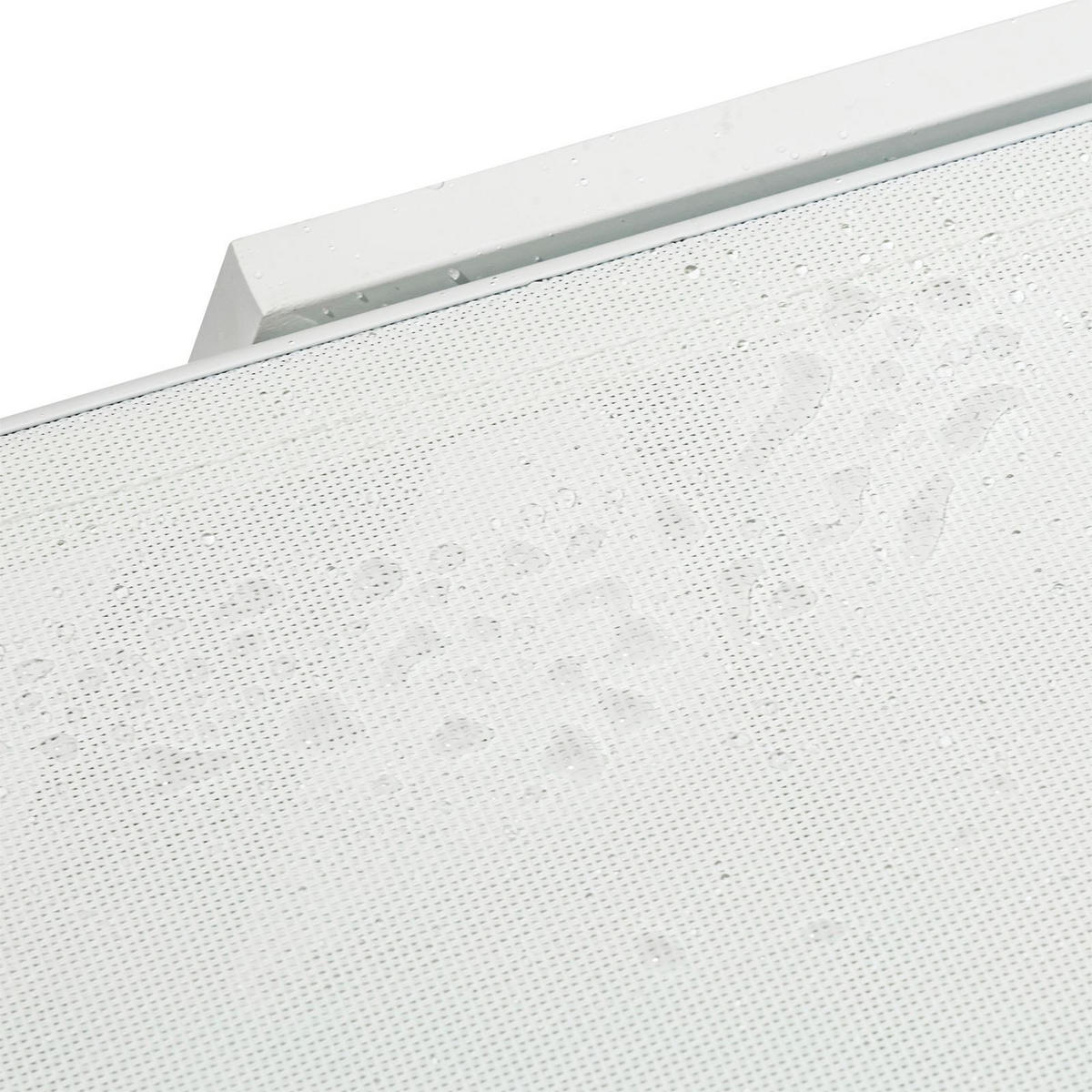 GARTENLIEGE ESPIRITU cremeweiß - Creme, Textil/Metall (192/31/55cm) - IDIMEX