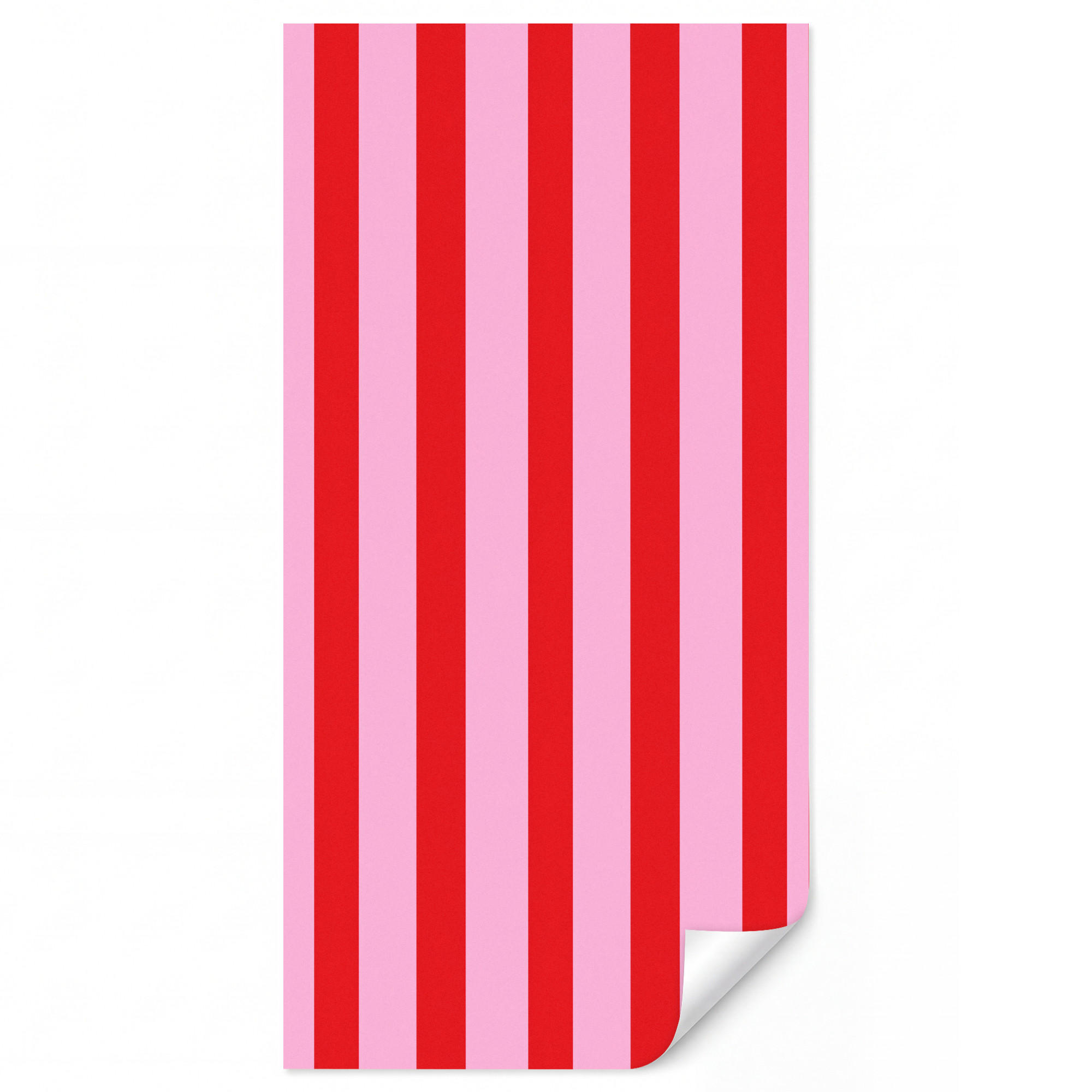 OnlyWow Kindertapete Rot 120x220 cm