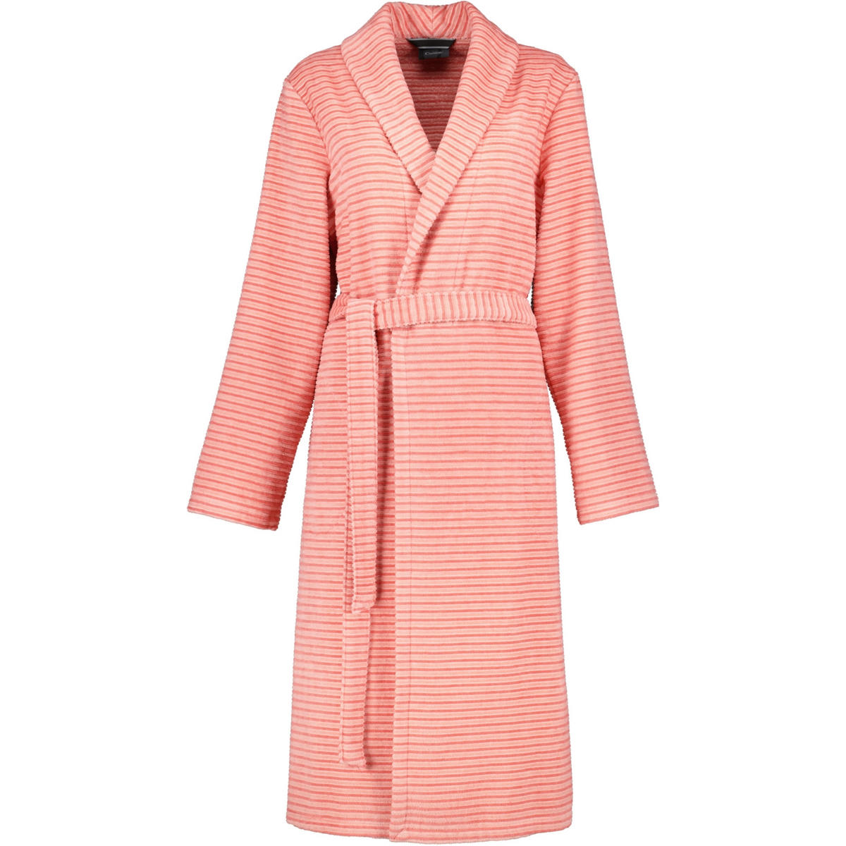 BADEMANTEL DAMEN SCHALKRAGEN SCHALKRAGEN 5316 KORALLE - 22 - Rot, Textil (Snull) - Cawoe