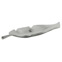 DEKOSCHALE Aluminium silber Amrus - Silberfarben, Metall (5cm) - Beliani
