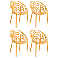 STUHL Holle - 2er Set orange - Orange, Kunststoff (59/60/80cm) - TPFLiving