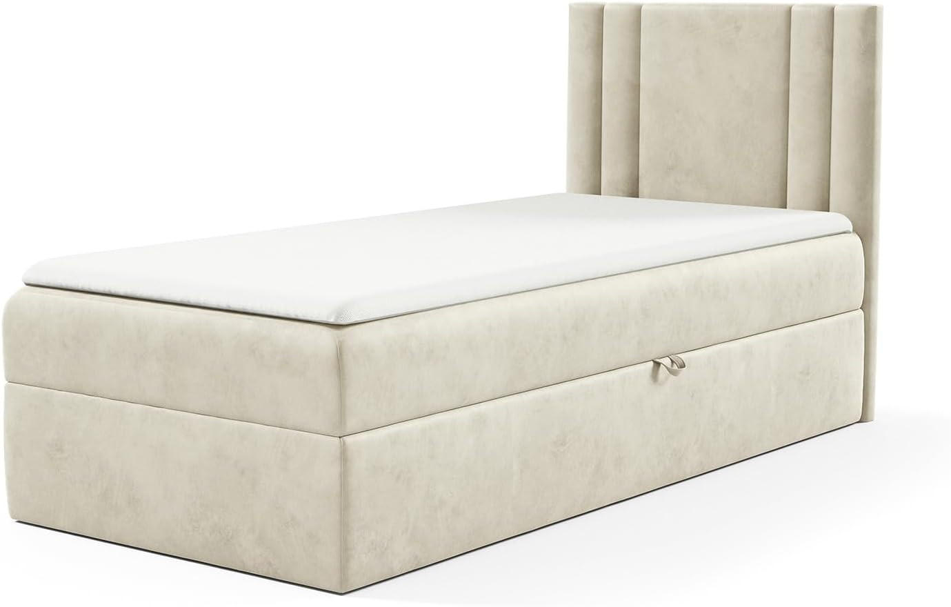 KINDERBETT CARDI - Beige, Holzwerkstoff (84/208cm) - Meblini