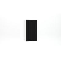 HÄNGESCHRANK - W40 P/L (S2100/64 ) - KATE - Zeitlose Küchenlösung - Schwarz/Weiß, Holz/Metall (40/72/30cm) - ROYAL24_MARKT
