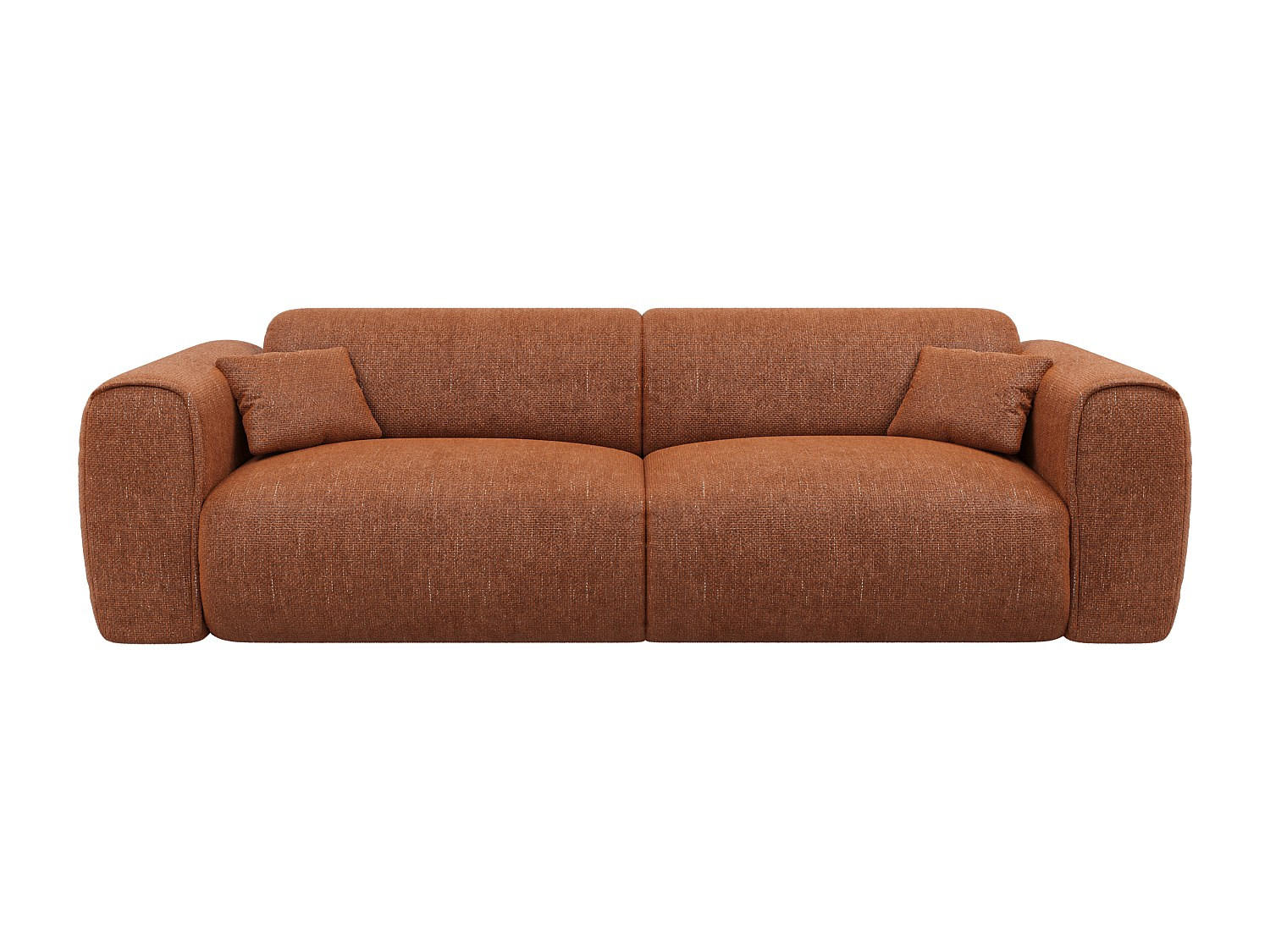 Vente-Unique Schlafsofa Terracotta 236x73x100 cm