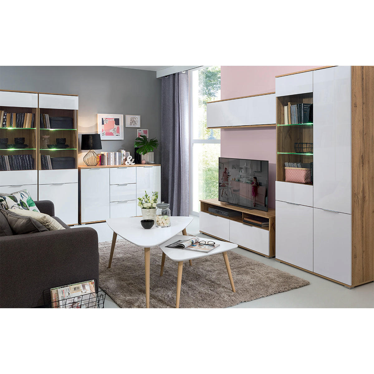 TODO - Weiß, Holzwerkstoff (56/195/41cm) - Petits-meubles