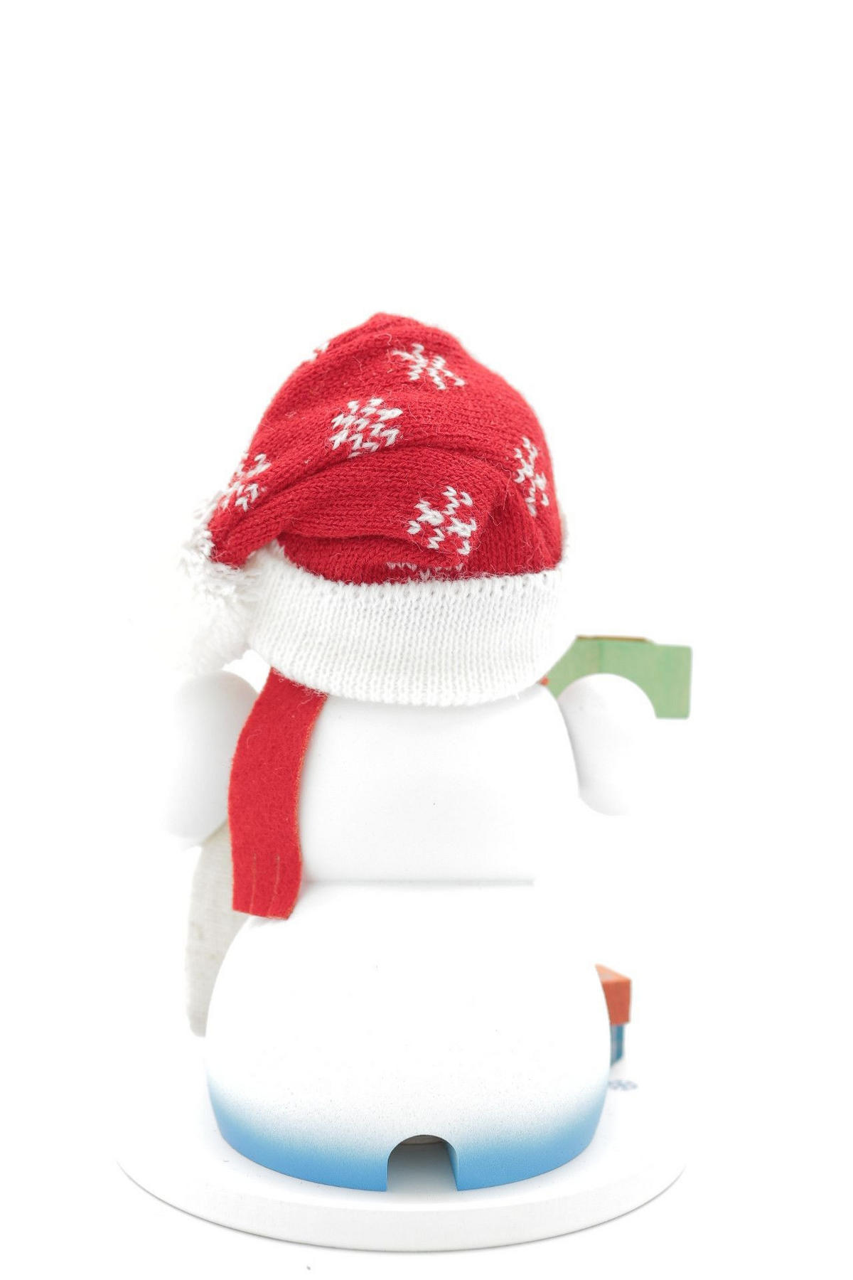 RAUCHFIGUR Schneemann Weiß Weihnachtsmann 19 cm - Multicolor, Holz (15/19/0.1cm)