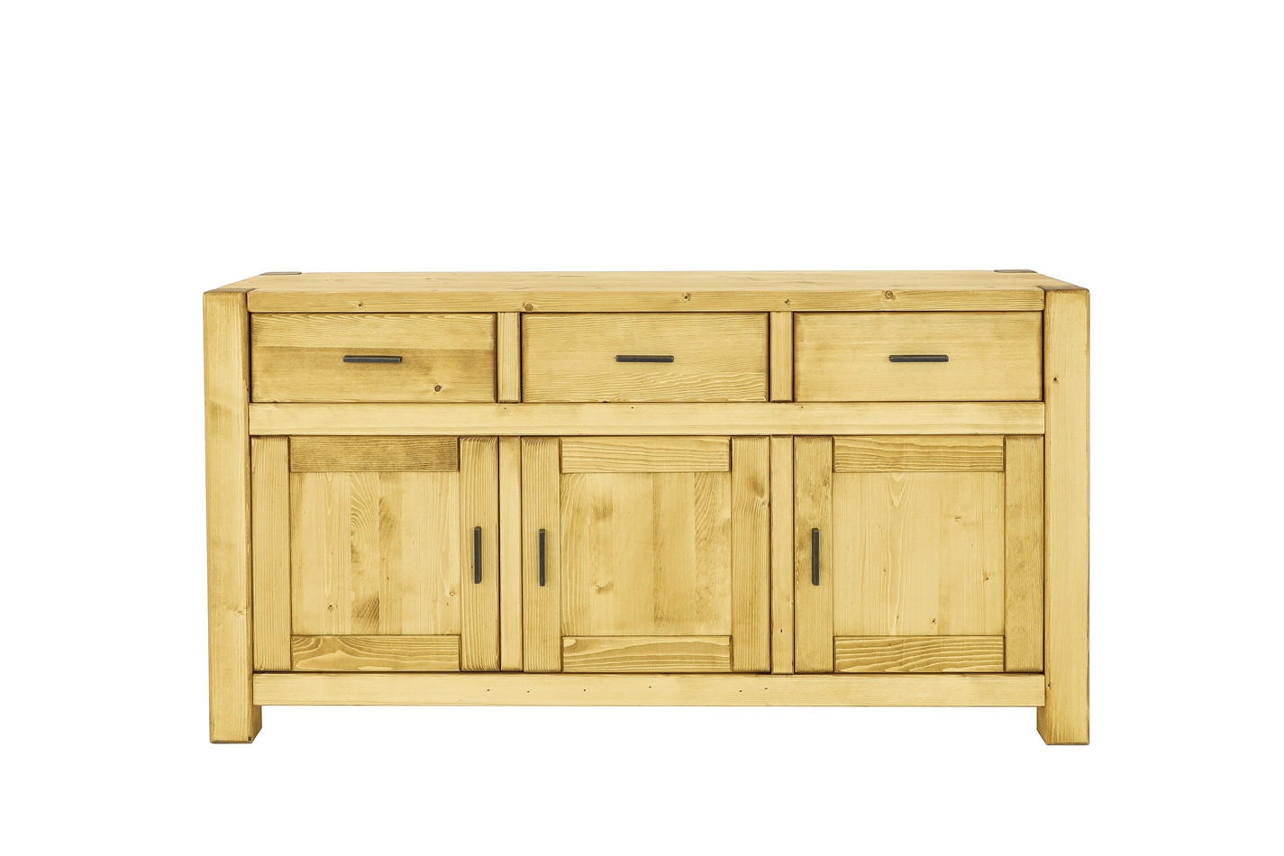 SIDEBOARD aus Massivholz SARA - Honig, Holz (160/85/50cm) - Seart