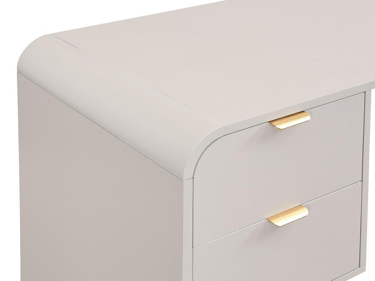 SCHREIBTISCH - 120 cm x 60 cm - holz - beige Oralino - Beige, Holz (60/120/75cm) - Vente-Unique