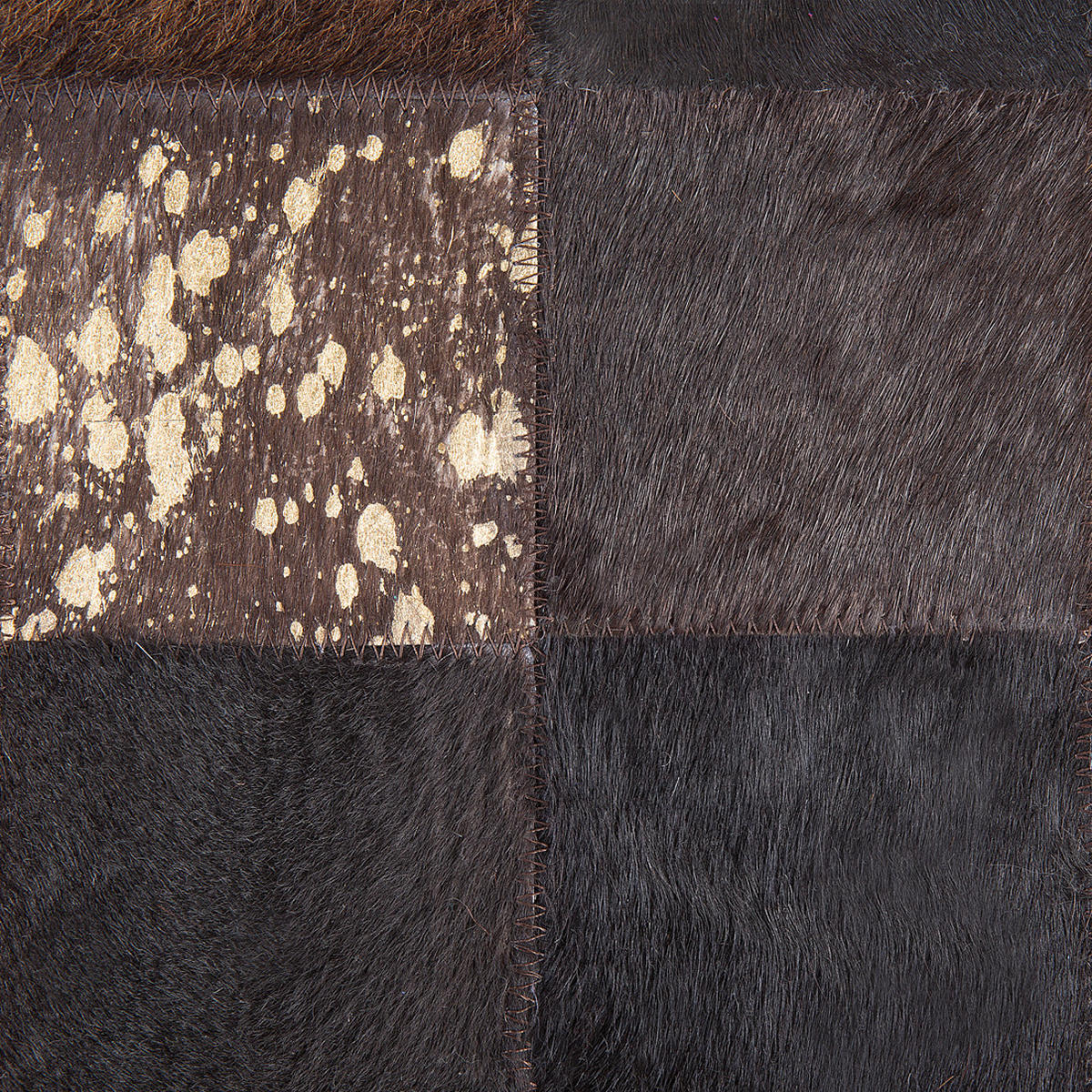 KURZFLOR-TEPPICH Bandirma 230/160 cm - Braun, Fell (160/230cm) - Beliani