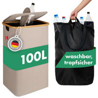 PFANDFLASCHEN-SAMMELBEHÄLTER 100L Beige - Beige, Kunststoff (34/3/42cm) - Blumtal