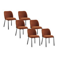 STUHL - 47 cm x 57.5 cm - stoff - terracotta Jizak - Terracotta, Textil (47/79/57.5cm) - Vente-Unique