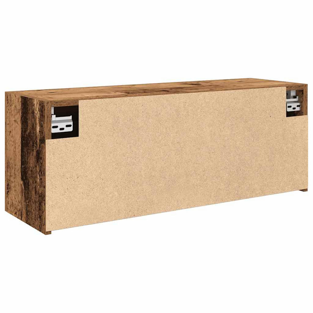 BAD-WANDSCHRANK Altholz-Optik 80/25/30 Cm Holzwerkstoff - Dunkelbraun, Holzwerkstoff (25/30/80cm) - vidaXL