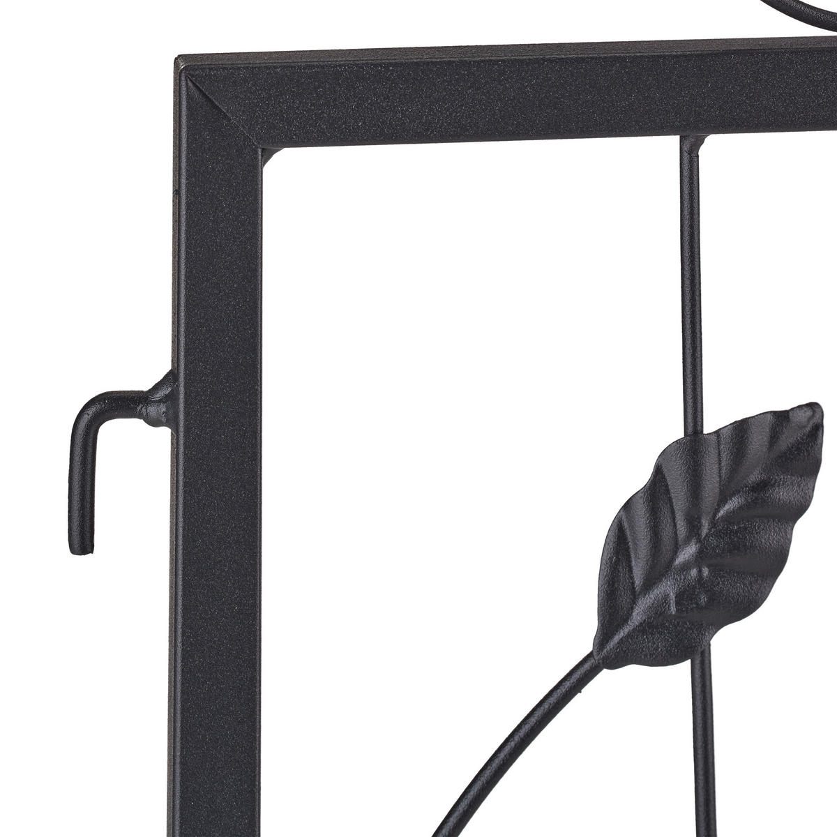 4XBEETZAUN - Schwarz, Metall (60/60/1.5cm) - Relaxdays