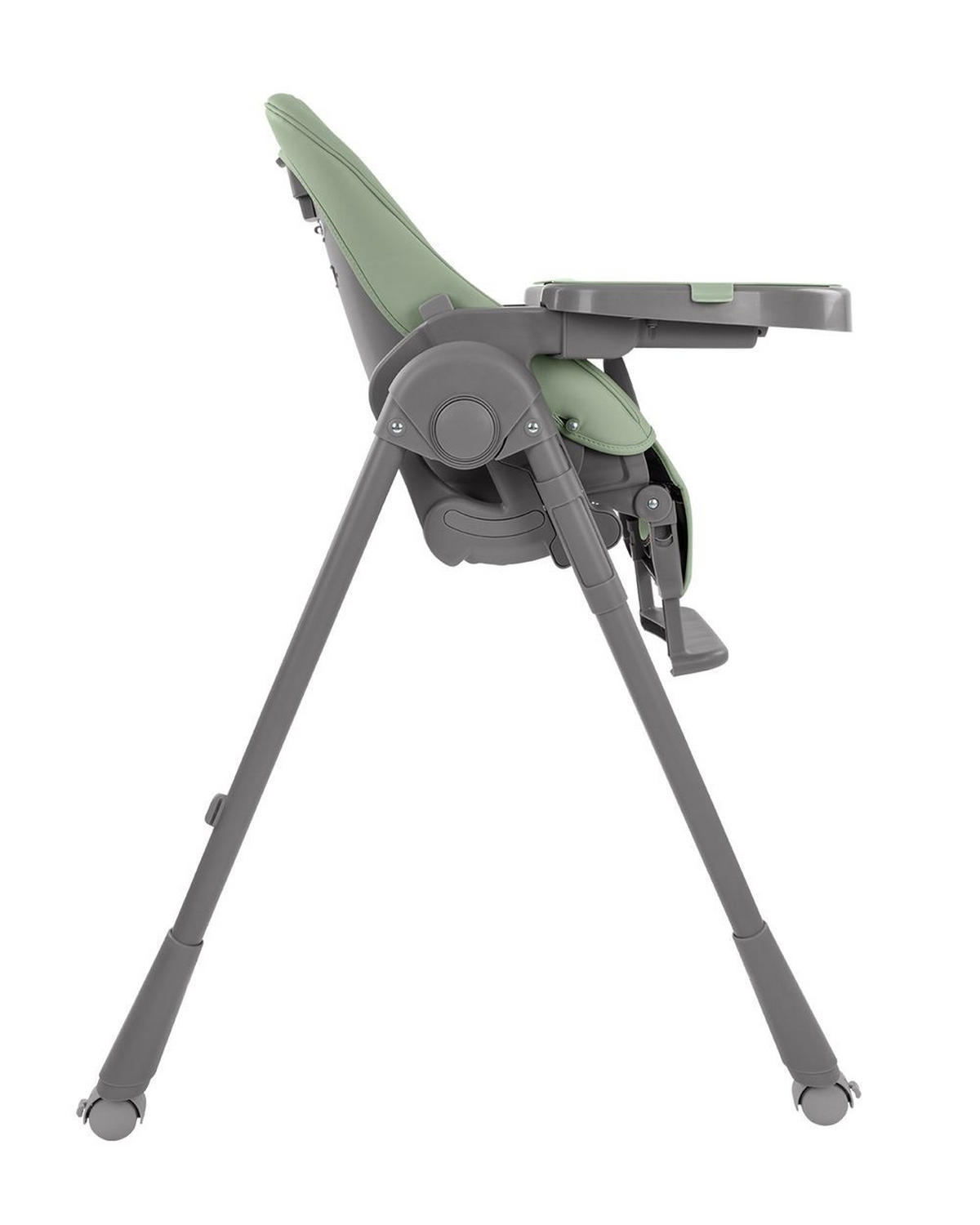 HOCHSTUHL Pastello 2 grün klappbar höhenverstellbar Ablagefach Räder - Grün, Metall (55/99/76cm) - Kikka boo