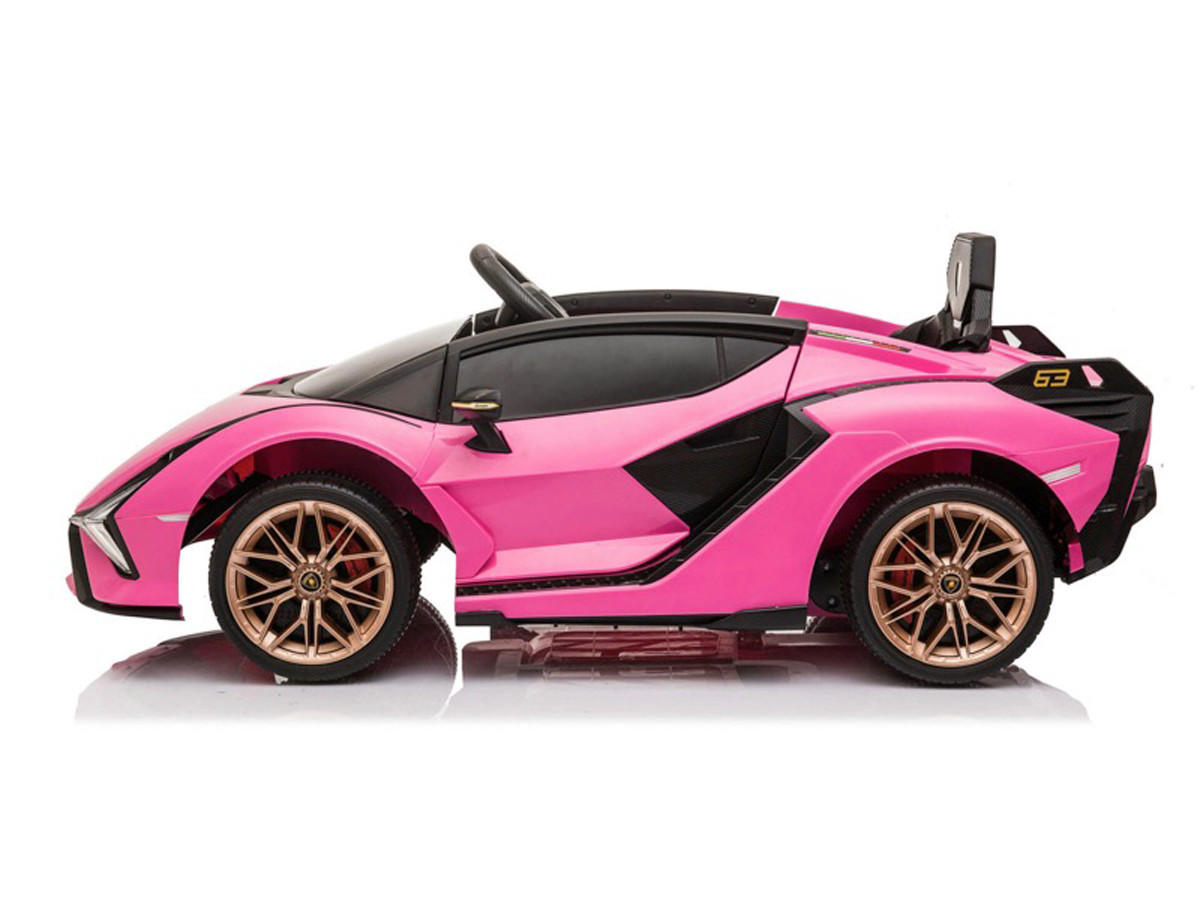 KINDER ELEKTROAUTO Lamborghini Sian pink - Pink, Kunststoff (108/62/40cm) - TPFLiving